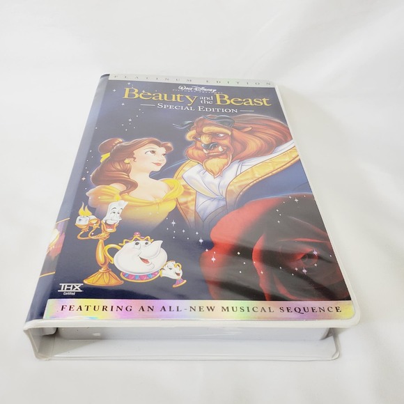 ON SALE! Platinum Disney Beauty & the Beast Special Edition VHS w/ Extras - Picture 4 of 11